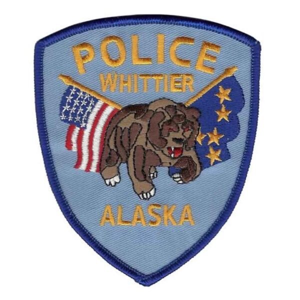 Alaska Whittier Police Patch 