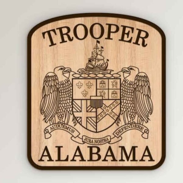 Alabama trooper police Pvc patch