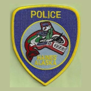 Haines Alaska Police Shoulder embroidery Patch 