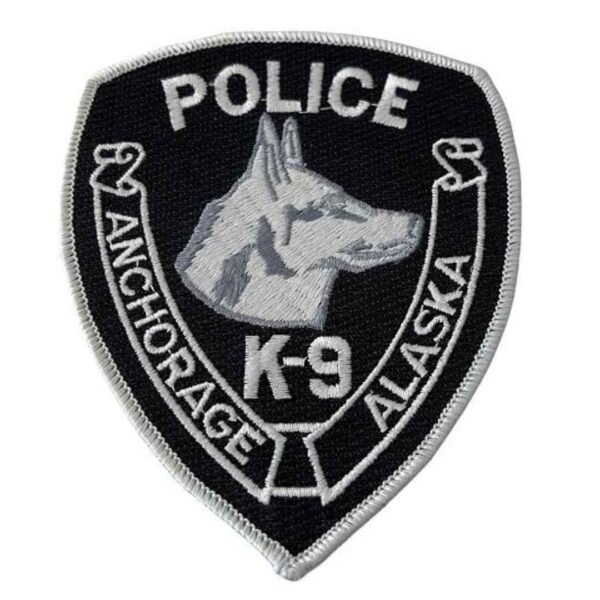 Anchorage Police Alaska K9 Patch Velcro backing