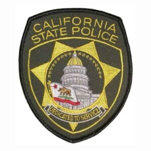 California state police Patch