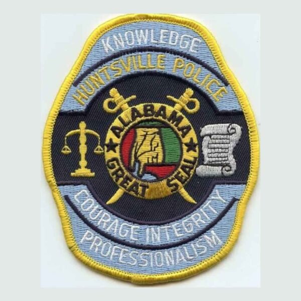 Huntsville Alabama Police Patch Embroidered