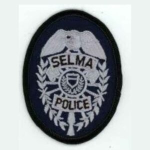 Selma Police Patch Velcro backing