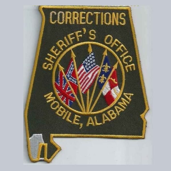 Mobile Alabama Corrections Sheriff Velcro Patch 