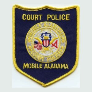 Court police mobile Alabama patch