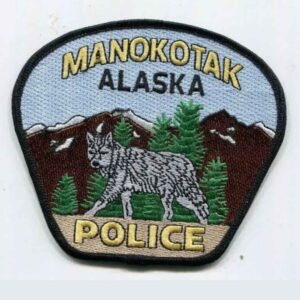 Manokotak Alaska Police Shoulder Patch 