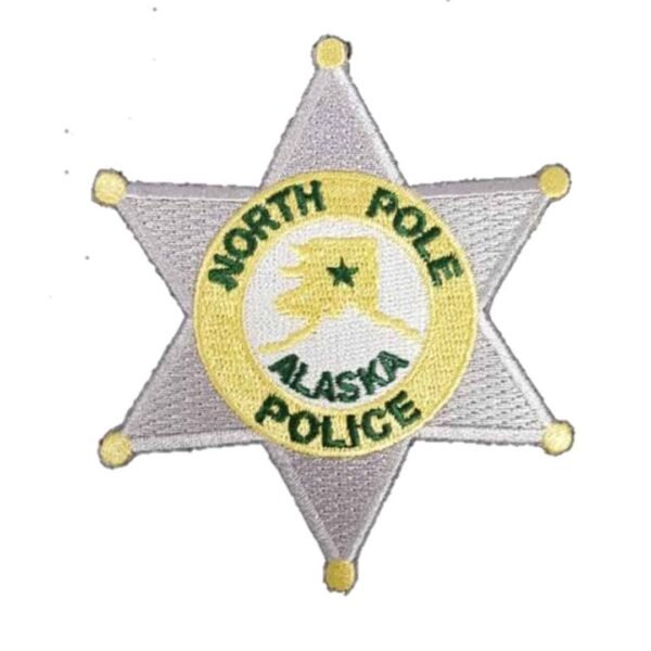 North Pole Alaska Police embroidery Patch