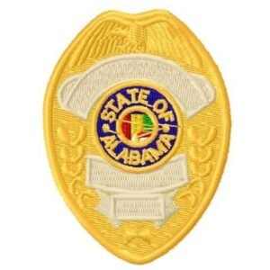 State of Alabama embroidery Badge 