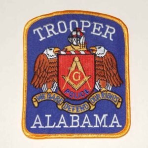 Alabama trooper police patch