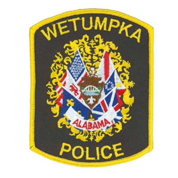 Wetumpka Police Alabama embroidery patch